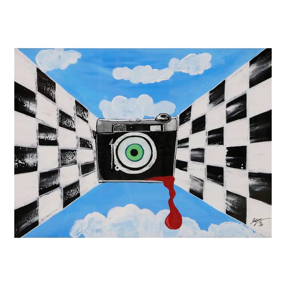 Acryl, Malpappe, 30x40cm